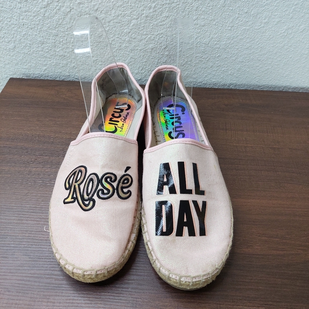 Circus By Sam Edelman Leni Pink Espadrille‎ Flat Size 7